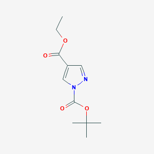 1-tert-butyl 4-ethyl 1H-pyrazole-1,4-dicarboxylate