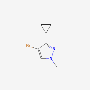 4-Bromo-3-cyclopropyl-1-methyl-1H-pyrazole