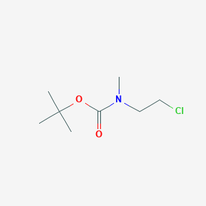 molecular formula C8H16ClNO2 B1526377 tert-butyl N-(2-chloroethyl)-N-methylcarbamate CAS No. 220074-38-4
