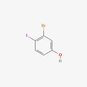 molecular formula C6H4BrIO B1526378 3-Bromo-4-iodophenol CAS No. 1037298-05-7