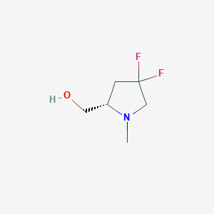 [(2S)-4,4-difluoro-1-methylpyrrolidin-2-yl]methanol
