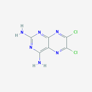 molecular formula C6H4Cl2N6 B15263819 Dichloropteridine-2,4-diamine 