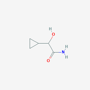 molecular formula C5H9NO2 B1526382 2-Cyclopropyl-2-hydroxyacetamide CAS No. 5617-83-4