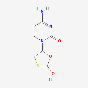 4-amino-1-(2-hydroxy-1,3-oxathiolan-5-yl)pyrimidin-2(1H)-one