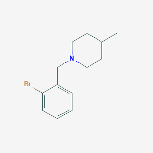 molecular formula C13H18BrN B1526407 1-(2-Bromobenzyl)-4-methylpiperidine CAS No. 1057268-39-9