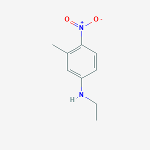 molecular formula C9H12N2O2 B15264104 N-ethyl-3-methyl-4-nitroaniline 
