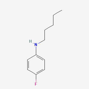 molecular formula C11H16FN B15264154 4-Fluoro-N-pentylaniline 