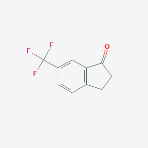 B152642 6-(Trifluoromethyl)-1-indanone CAS No. 68755-37-3