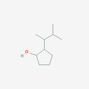molecular formula C10H20O B15264246 2-(3-Methylbutan-2-yl)cyclopentan-1-ol 