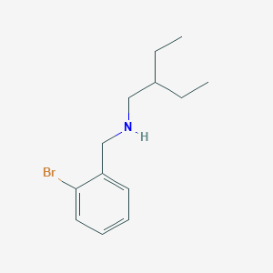 molecular formula C13H20BrN B15264253 [(2-Bromophenyl)methyl](2-ethylbutyl)amine 