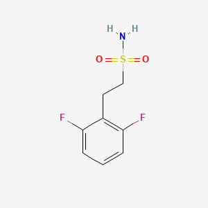 molecular formula C8H9F2NO2S B15264333 2-(2,6-Difluorophenyl)ethane-1-sulfonamide 