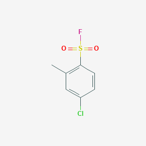 molecular formula C7H6ClFO2S B15264356 Benzenesulfonylfluoride, 4-chloro-2-methyl- CAS No. 25300-27-0