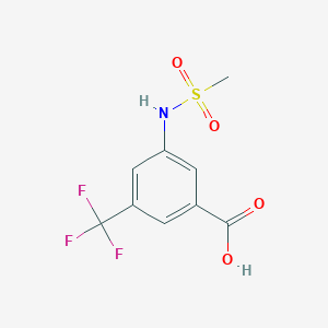 3-Methanesulfonamido-5-(trifluoromethyl)benzoic acid