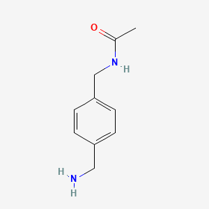 N-{[4-(Aminomethyl)phenyl]methyl}acetamide
