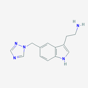 molecular formula C13H15N5 B152645 N10-Didesmethyl Rizatriptan CAS No. 144035-23-4