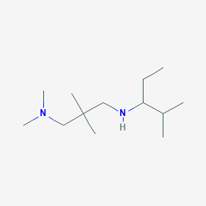 molecular formula C13H30N2 B15264560 [3-(Dimethylamino)-2,2-dimethylpropyl](2-methylpentan-3-yl)amine 