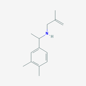 molecular formula C14H21N B15264619 [1-(3,4-Dimethylphenyl)ethyl](2-methylprop-2-en-1-yl)amine 