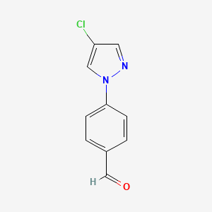 4-(4-Chloro-1H-pyrazol-1-YL)benzaldehyde