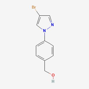 [4-(4-Bromo-1H-pyrazol-1-YL)phenyl]methanol