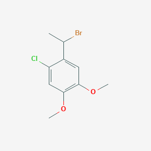 1-(1-Bromoethyl)-2-chloro-4,5-dimethoxybenzene