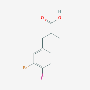 3-(3-Bromo-4-fluorophenyl)-2-methylpropanoic acid