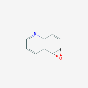 molecular formula C9H7NO B152647 5,6-Epoxy-5,6-dihydroquinoline, (5R,6S)- CAS No. 135096-28-5