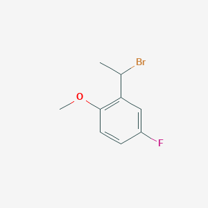 2-(1-Bromoethyl)-4-fluoro-1-methoxybenzene