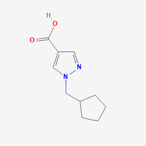 1-(cyclopentylmethyl)-1H-pyrazole-4-carboxylic acid