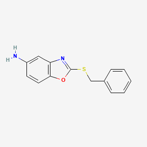2-(Benzylsulfanyl)-1,3-benzoxazol-5-amine