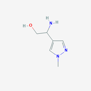 2-amino-2-(1-methyl-1H-pyrazol-4-yl)ethan-1-ol