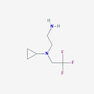 N-(2-aminoethyl)-N-(2,2,2-trifluoroethyl)cyclopropanamine