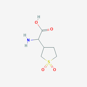 Amino(1,1-dioxidotetrahydrothiophen-3-yl)acetic acid