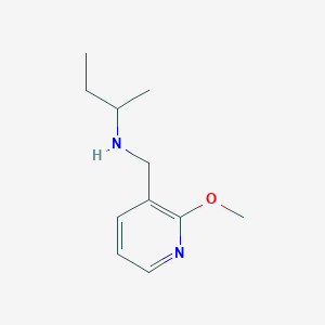 molecular formula C11H18N2O B15264894 (Butan-2-yl)[(2-methoxypyridin-3-yl)methyl]amine 