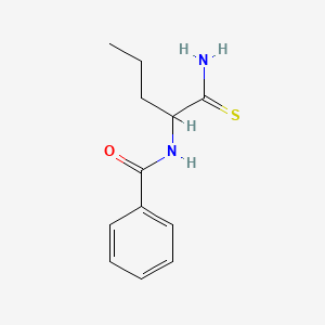 molecular formula C12H16N2OS B1526490 N-(1-carbamothioylbutyl)benzamide CAS No. 1283049-26-2