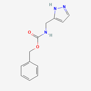 benzyl N-(1H-pyrazol-3-ylmethyl)carbamate