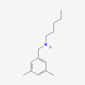 molecular formula C14H23N B15264999 [(3,5-Dimethylphenyl)methyl](pentyl)amine 