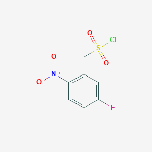 (5-Fluoro-2-nitrophenyl)methanesulfonyl chloride