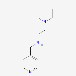 molecular formula C12H21N3 B15265066 [2-(Diethylamino)ethyl](pyridin-4-ylmethyl)amine 