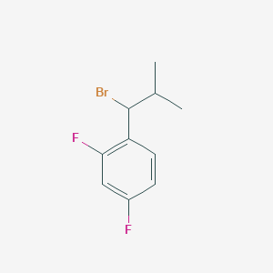 1-(1-Bromo-2-methylpropyl)-2,4-difluorobenzene