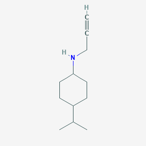 molecular formula C12H21N B15265099 N-(Prop-2-YN-1-YL)-4-(propan-2-YL)cyclohexan-1-amine 