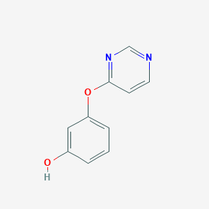 B1526511 3-(Pyrimidin-4-yloxy)phenol CAS No. 1251224-95-9