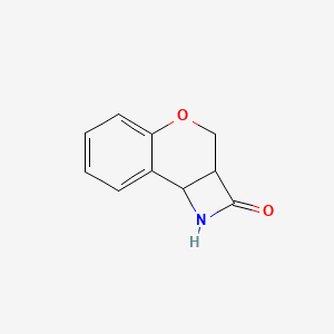 molecular formula C10H9NO2 B15265122 7-Oxa-3-azatricyclo[6.4.0.0,2,5]dodeca-1(12),8,10-trien-4-one 