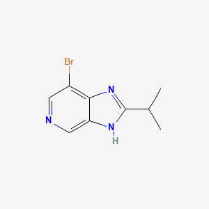 molecular formula C9H10BrN3 B15265123 7-Bromo-2-(propan-2-yl)-3H-imidazo[4,5-c]pyridine 