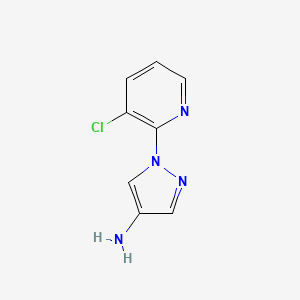 1-(3-chloropyridin-2-yl)-1H-pyrazol-4-amine