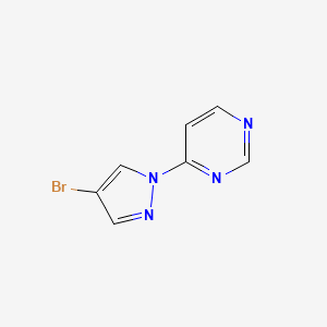 4-(4-bromo-1H-pyrazol-1-yl)pyrimidine