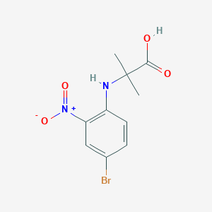2-[(4-Bromo-2-nitrophenyl)amino]-2-methylpropanoic acid