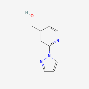 (2-(1H-Pyrazol-1-YL)pyridin-4-YL)methanol