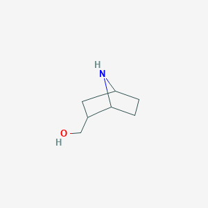 molecular formula C7H13NO B15265448 7-Azabicyclo[2.2.1]heptan-2-ylmethanol 