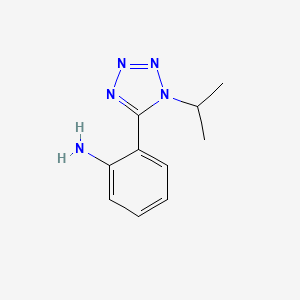 2-[1-(propan-2-yl)-1H-1,2,3,4-tetrazol-5-yl]aniline