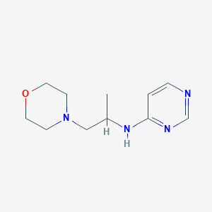 N-[1-(morpholin-4-yl)propan-2-yl]pyrimidin-4-amine
